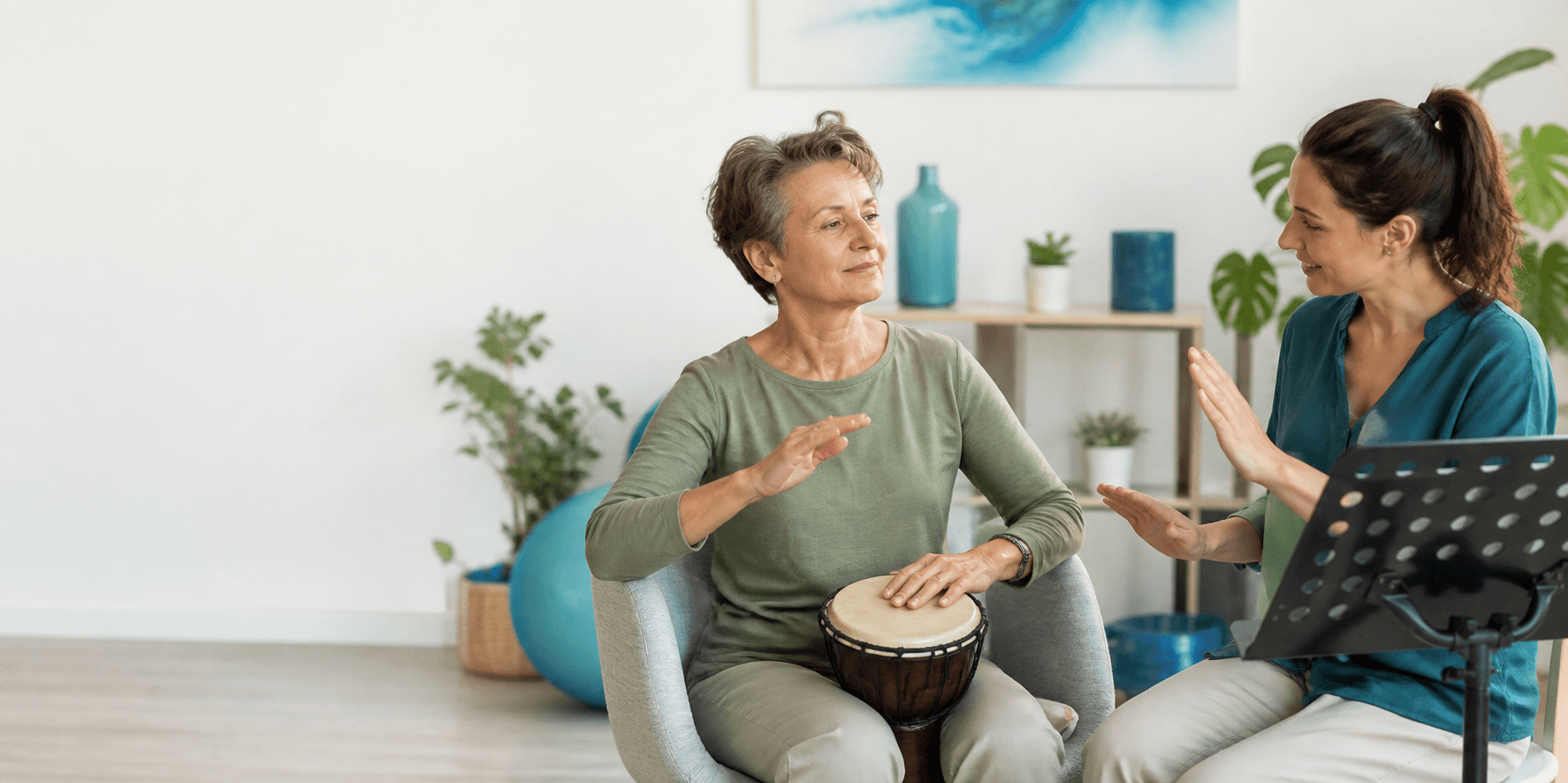 Sesión guiada de bienestar neurocognitivo con música